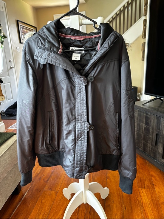 Columbia Jackets & Blazers - Columbia Women's Black Hooded Bomber Jacket